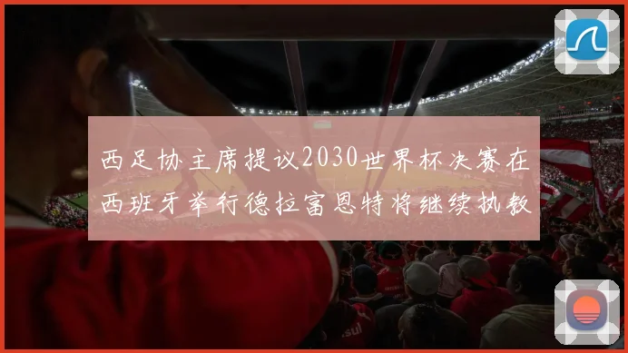 西足协主席提议2030世界杯决赛在西班牙举行德拉富恩特将继续执教国家队